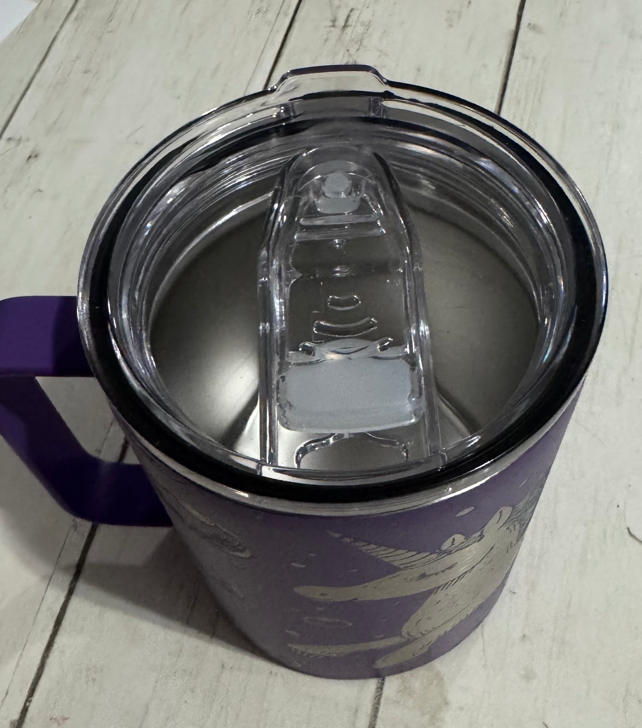 Cosmic Unicorn Laser Engraved 12oz Camp Mug