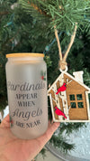 Cardinal Glass & Ornament Holiday Bundle
