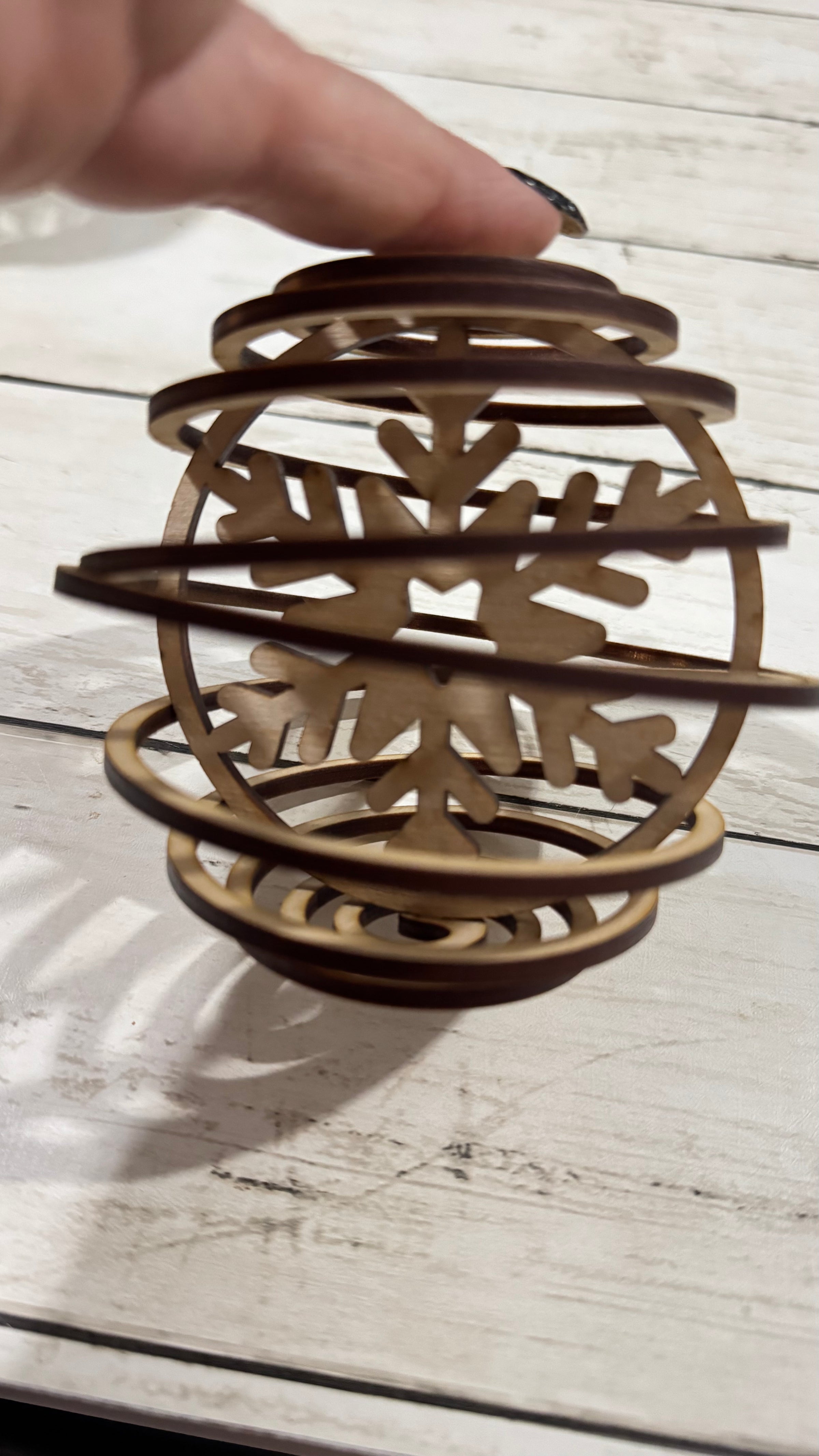 5-pack of 3D Ornament blanks