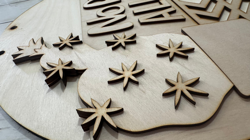 No Pricks Allowed – 3D Layered Wooden Door Hanger Blank