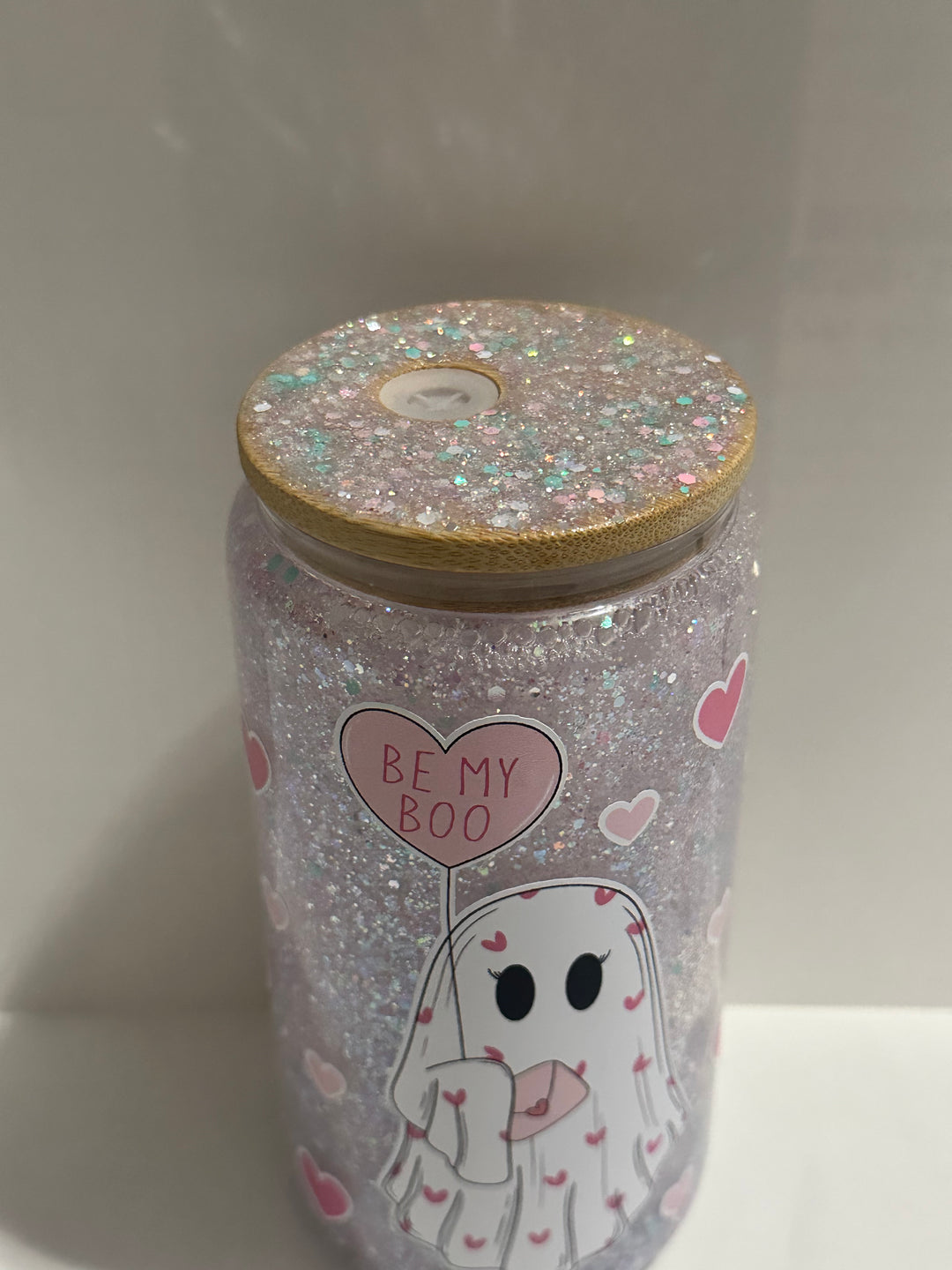 Be My Boo 16 oz Glitter Globe