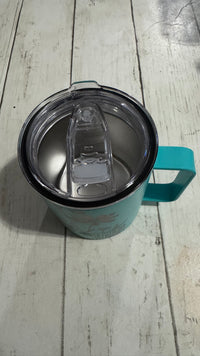 Peeking Frog Engraved 12oz Stainless Steel Cup