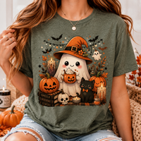 Spooky and Sweet Autumn Ghost T-shirt
