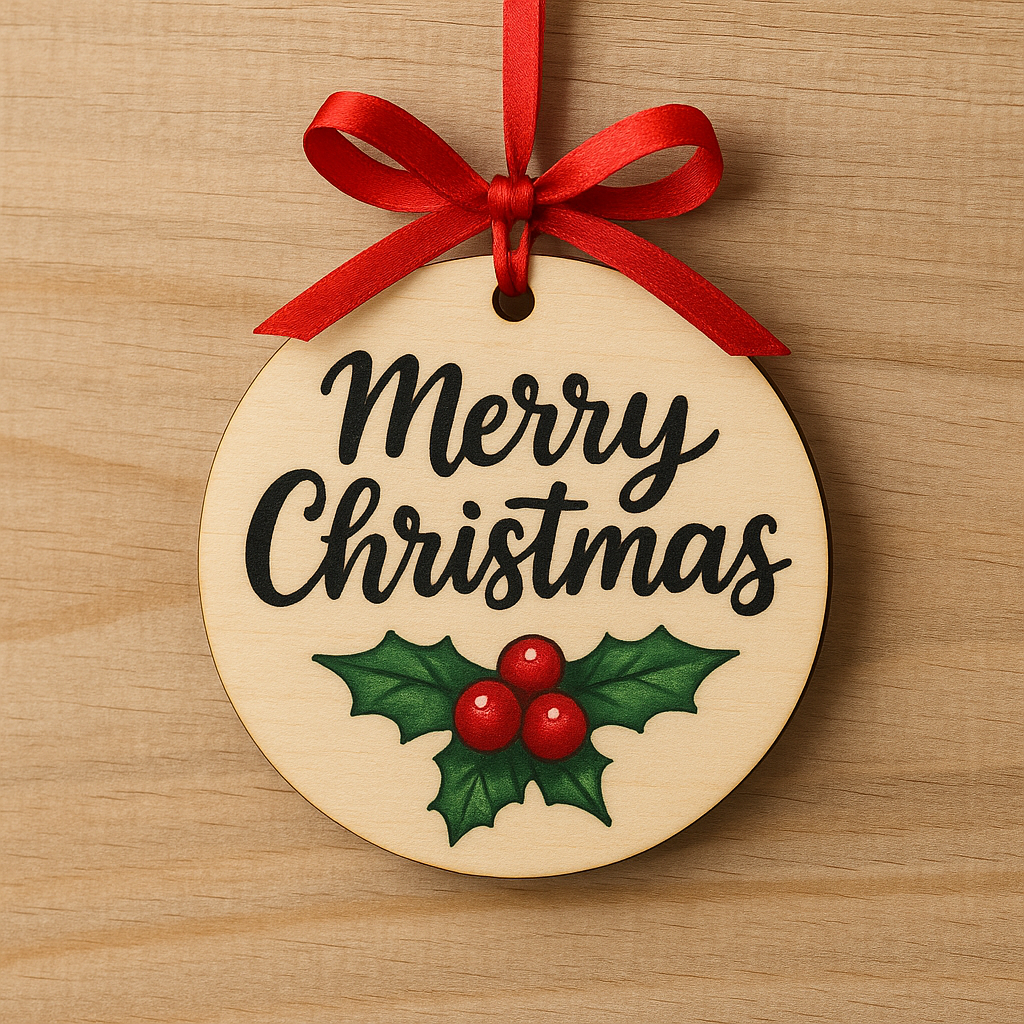 Round Wooden Ornament Blanks