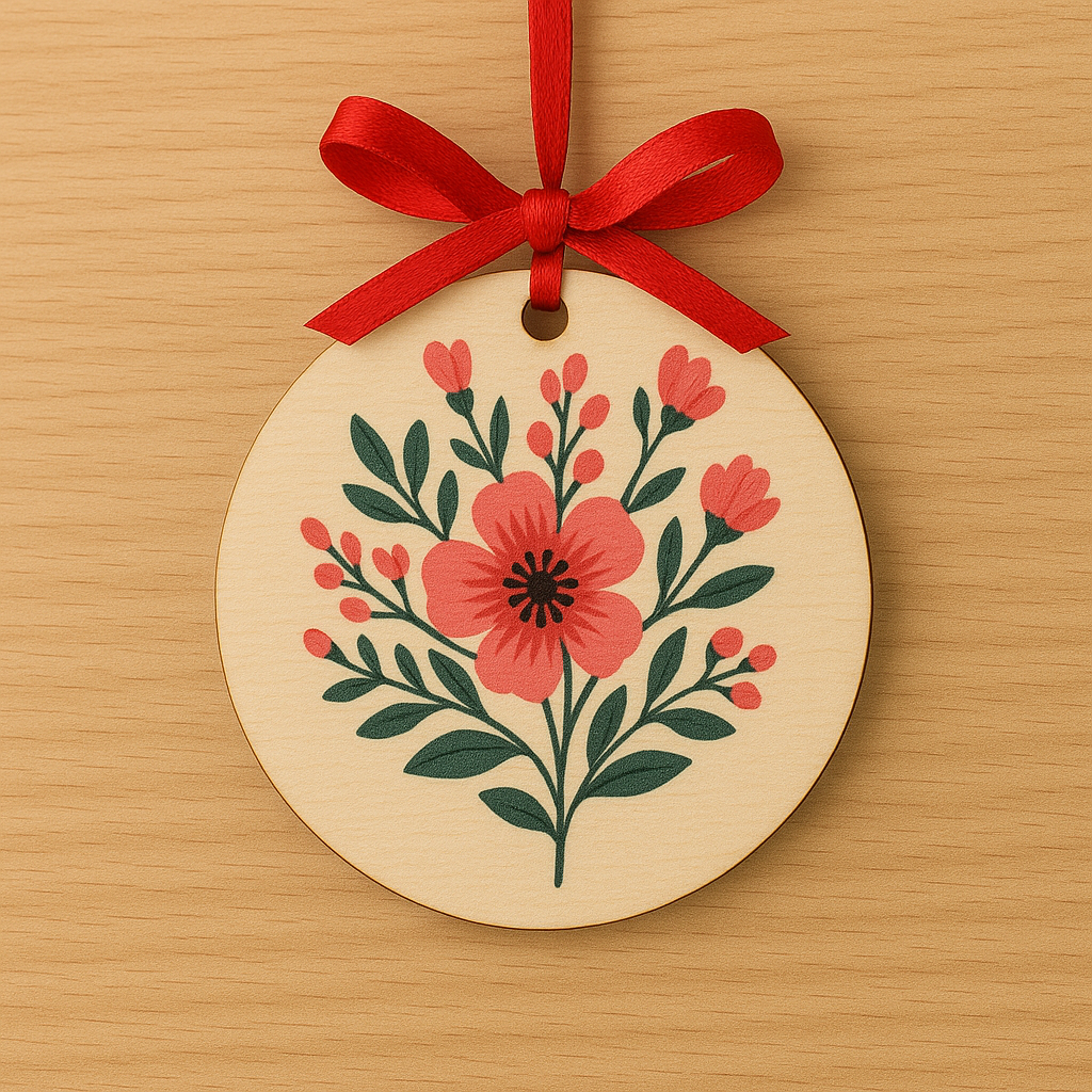Round Wooden Ornament Blanks