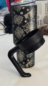 40 oz Halloween Spiderweb Engraved Tumbler – With Detachable Handle