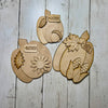 Fall Pumpkin Laser Cut Blanks | Gather, Blessed, Hello Fall | DIY Autumn Craft Kit | Unfinished Wood Shapes