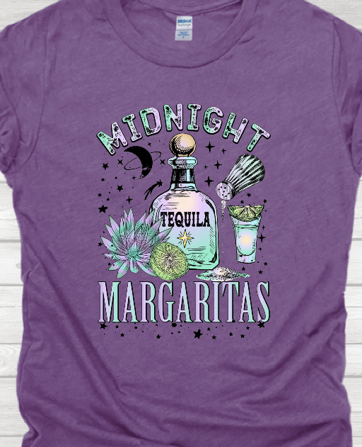 Midnight Margarita Solid Color Tee