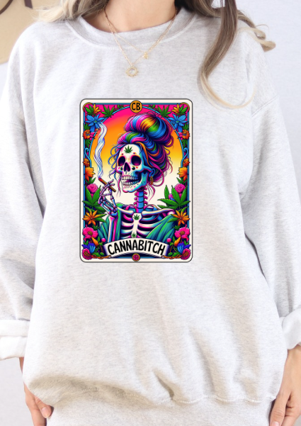 Cannabitch Tarot Sweatshirt