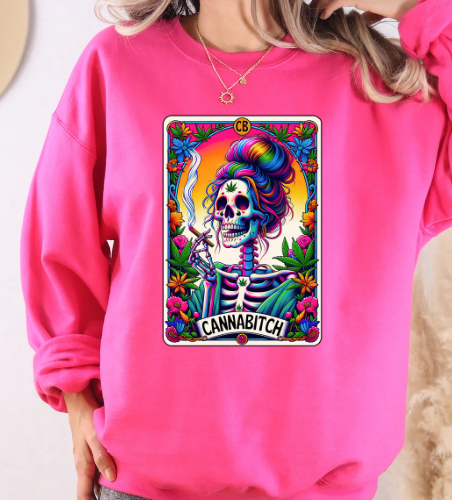 Cannabitch Tarot Sweatshirt