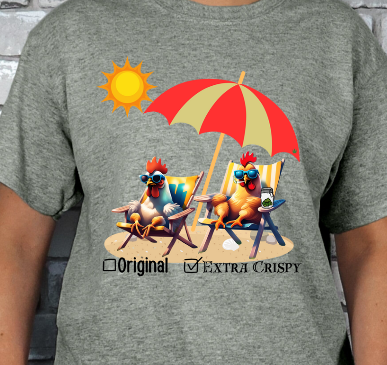 Original or Extra Crispy Fried Chicken Unisex T-shirt