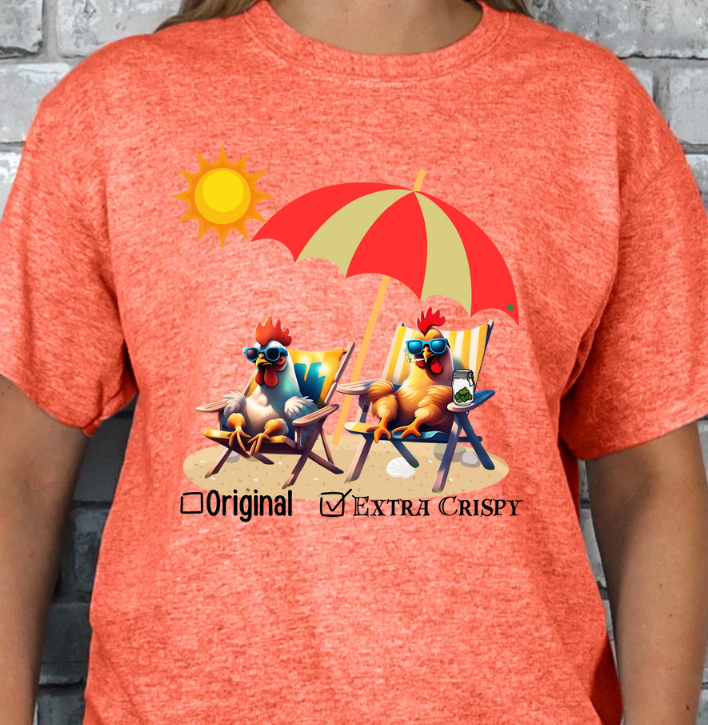 Original or Extra Crispy Fried Chicken Unisex T-shirt