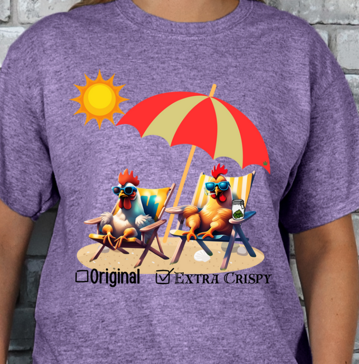 Original or Extra Crispy Fried Chicken Unisex T-shirt