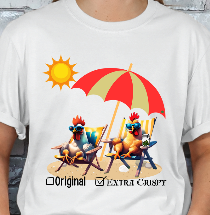 Original or Extra Crispy Fried Chicken Unisex T-shirt