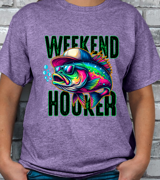 Weekend Hooker Fishing T-shirt