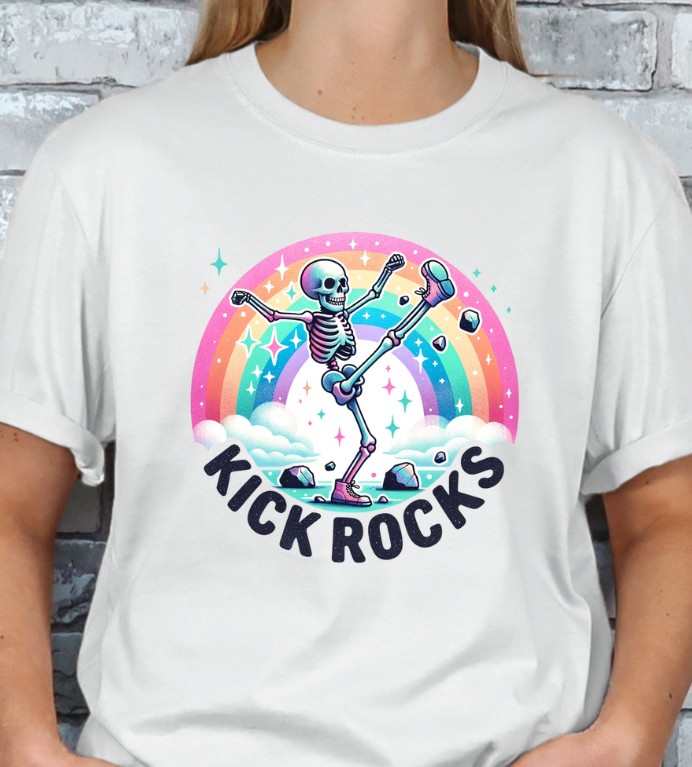 Kick Rocks Graphic Softstyle T-shirt