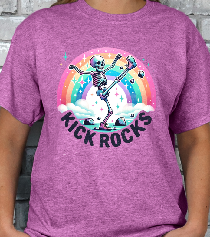 Kick Rocks Graphic Softstyle T-shirt