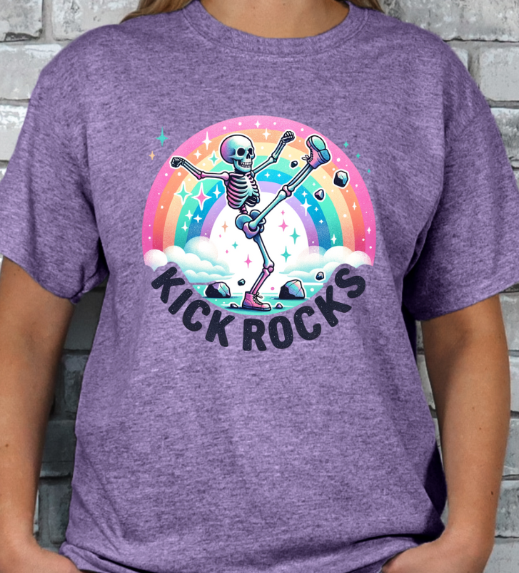 Kick Rocks Graphic Softstyle T-shirt