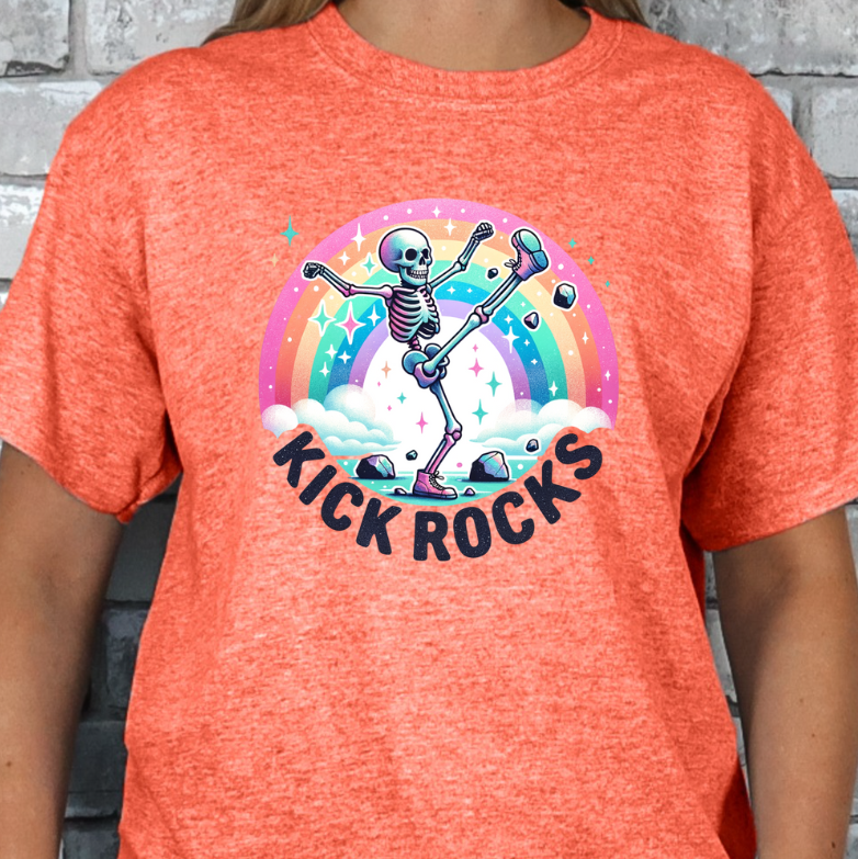 Kick Rocks Graphic Softstyle T-shirt