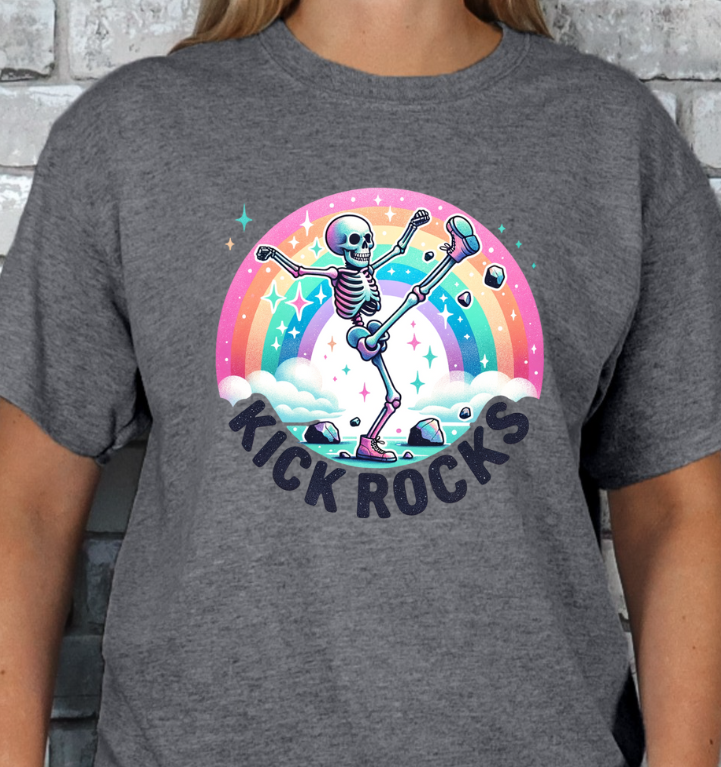 Kick Rocks Graphic Softstyle T-shirt