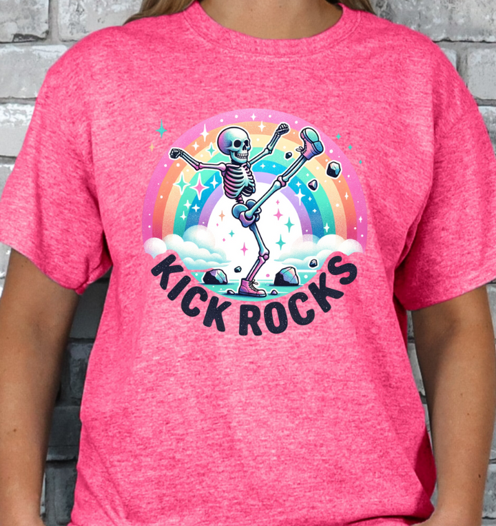 Kick Rocks Graphic Softstyle T-shirt