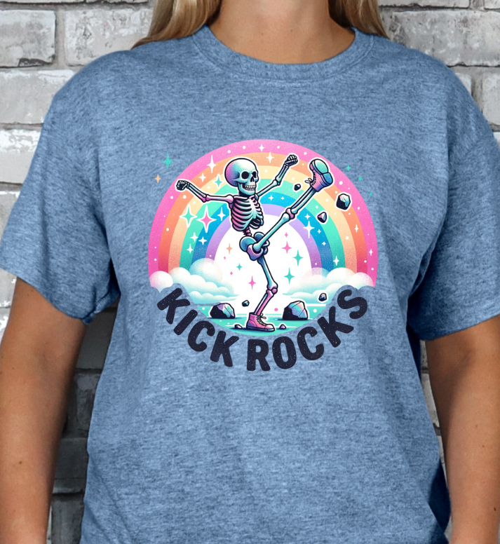 Kick Rocks Graphic Softstyle T-shirt