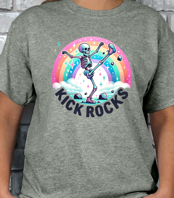 Kick Rocks Graphic Softstyle T-shirt