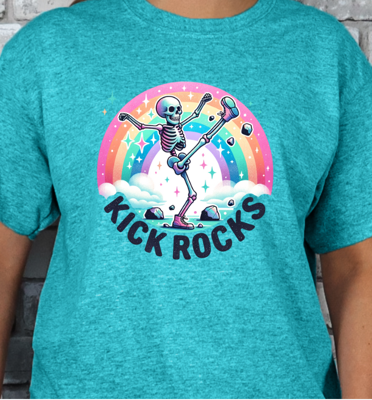 Kick Rocks Graphic Softstyle T-shirt