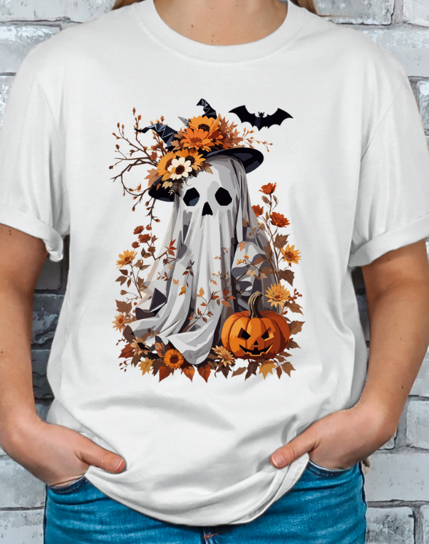 Boho Autumn Fall Ghost T-shirt