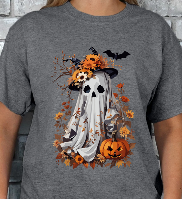 Boho Autumn Fall Ghost T-shirt