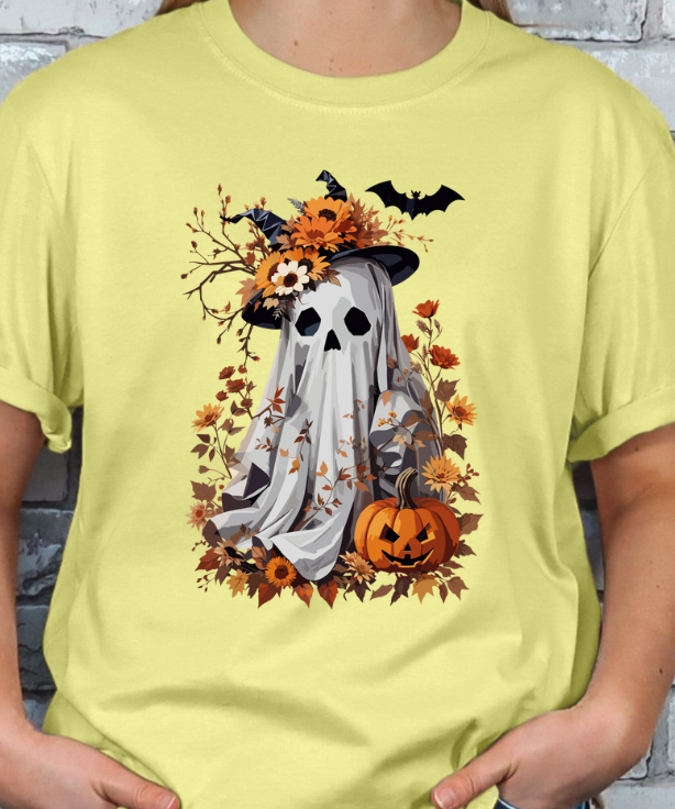 Boho Autumn Fall Ghost T-shirt