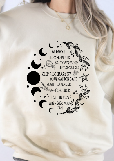 Practical Magic Sweatshirt/Tumbler BUNDLE