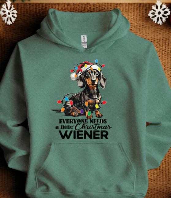 Christmas Wiener Dachshund Sweatshirt