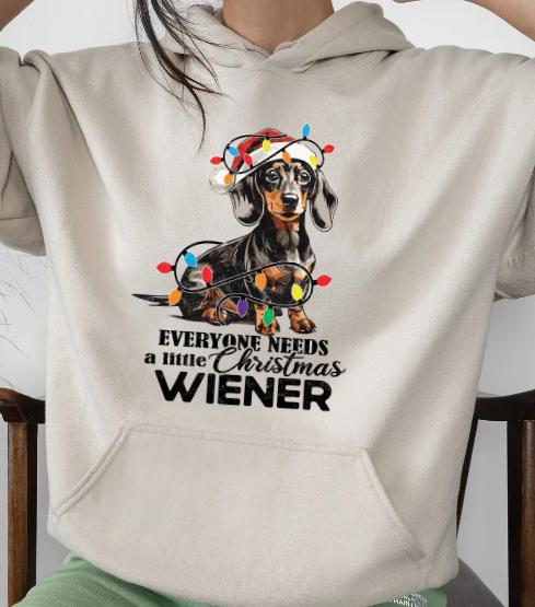 Christmas Wiener Dachshund Sweatshirt