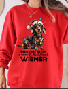 Christmas Wiener Dachshund Sweatshirt