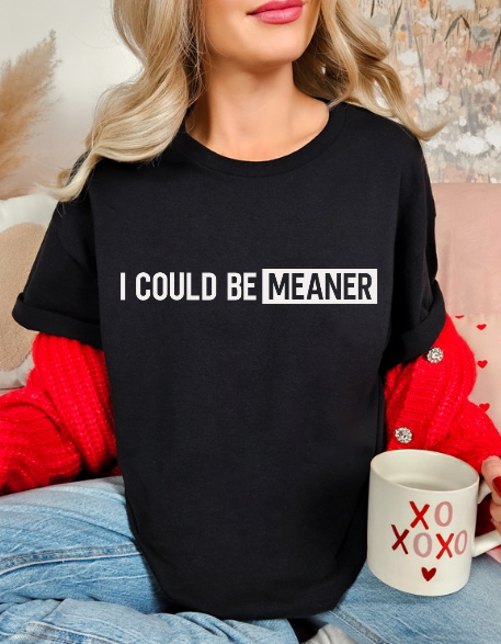 I Could be Meaner T-shirt