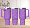 Tip-toe through the Tulips Laser engraved Tumbler