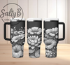 Lotus Flower Laser engraved Tumbler