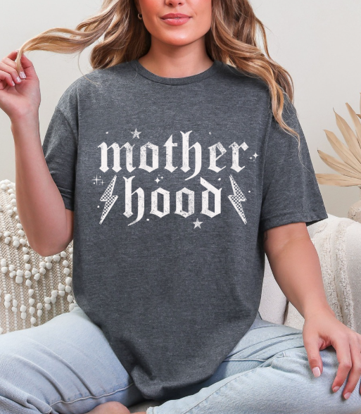 Mother Hood Distressed Lightening Bolt T-shirt