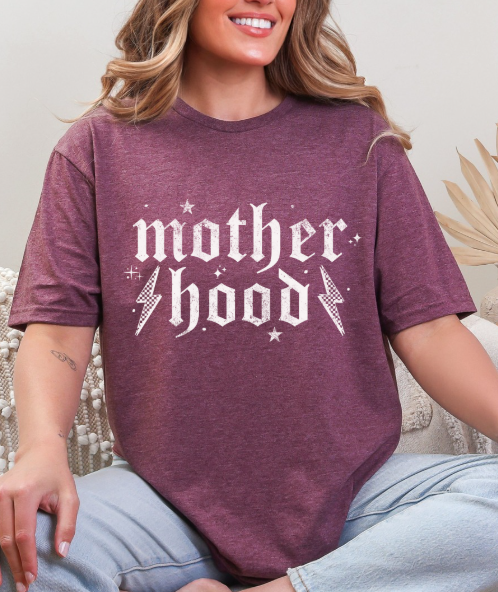 Mother Hood Distressed Lightening Bolt T-shirt
