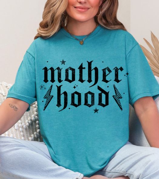 Mother Hood Distressed Lightening Bolt T-shirt