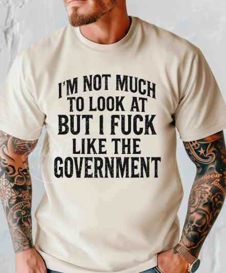 Government Style Tee – Dark Humor Edition Softstyle Unisex T-shirt