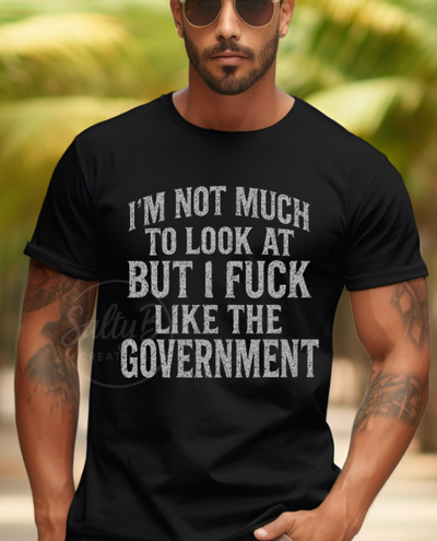 Government Style Tee – Dark Humor Edition Softstyle Unisex T-shirt