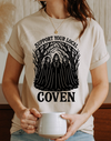 Support Your Local Coven Tee – Witchy Forest Edition