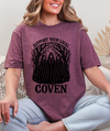 Support Your Local Coven Tee – Witchy Forest Edition