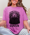 Support Your Local Coven Tee – Witchy Forest Edition