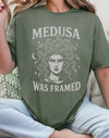 Medusa Was Framed T-Shirt – Feminist Greek Mythology Graphic Tee
