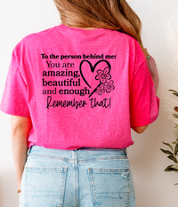 Inspirational "You Are Enough" T-Shirt – Mental Health Awareness Tee