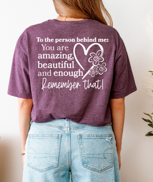 Inspirational "You Are Enough" T-Shirt – Mental Health Awareness Tee