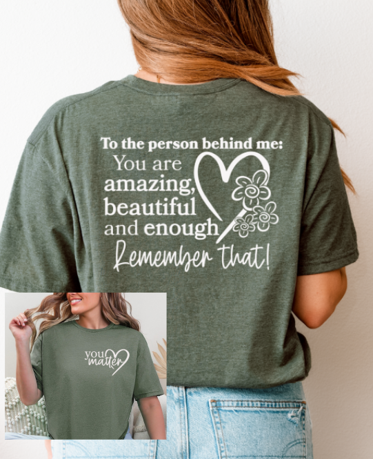 Inspirational "You Are Enough" T-Shirt – Mental Health Awareness Tee